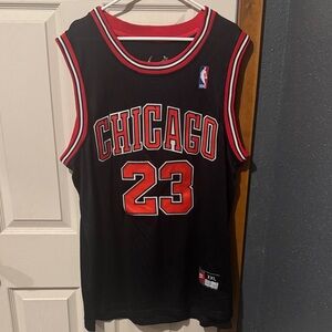 Vintage Authentic Nike Black Michael Jordan Chicago Bulls NBA Jersey